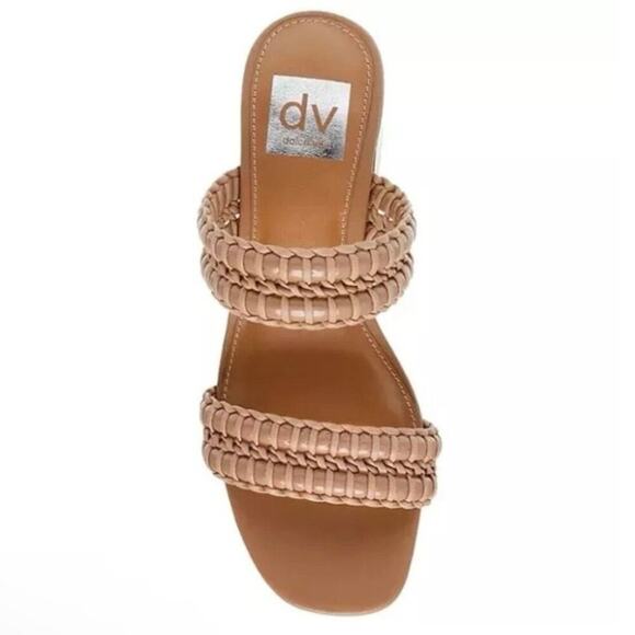 DV by Dolce Vita Womens Santana Camel Brown/Tan Heel Strap Sandal | NEW!! - Picture 3 of 15